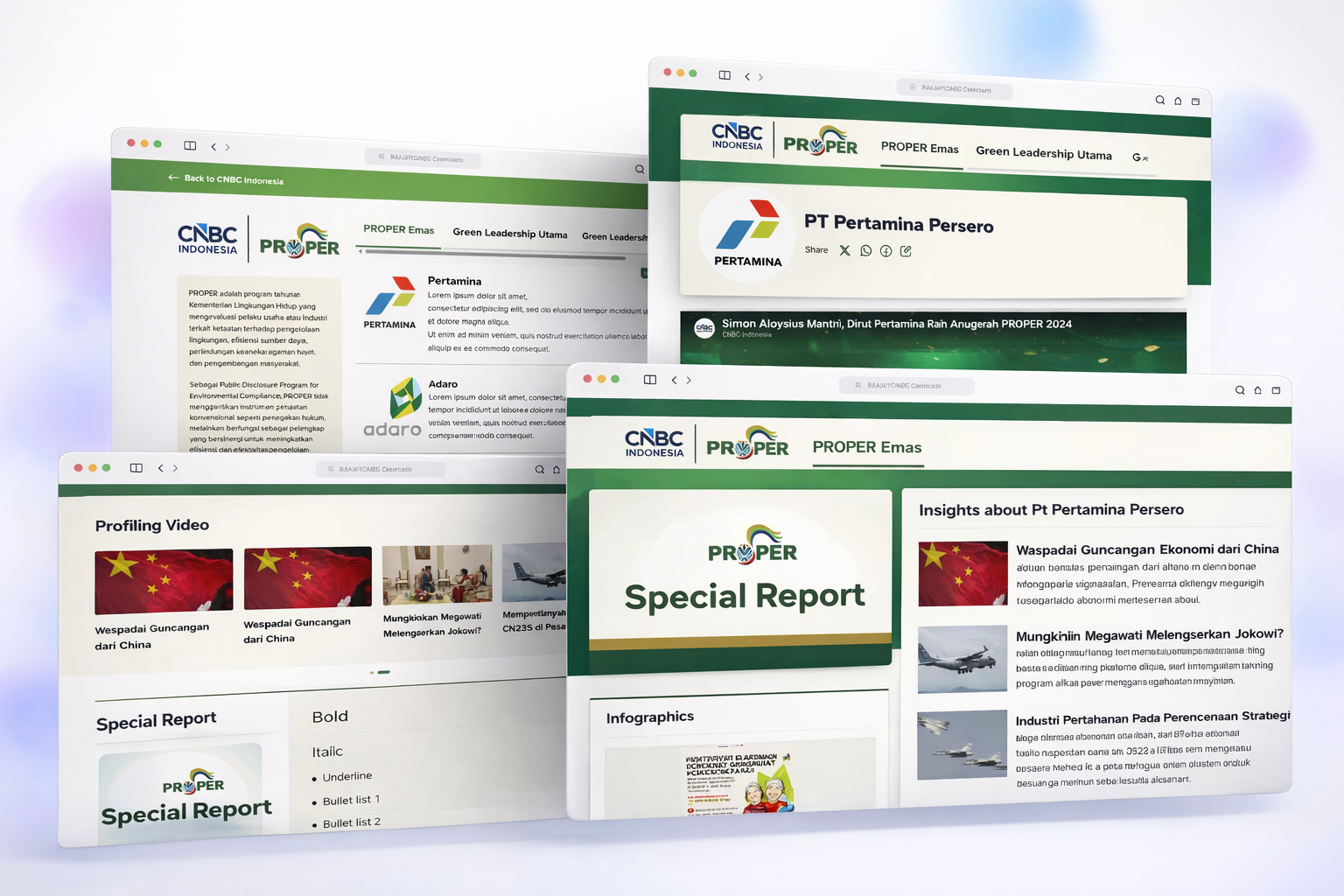 Preview arsitektur backend kampanye CNBC Proper