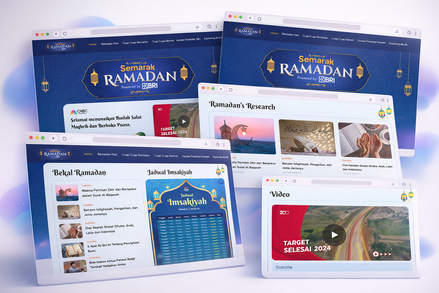 Preview arsitektur backend kampanye CNBC Semarak Ramadan