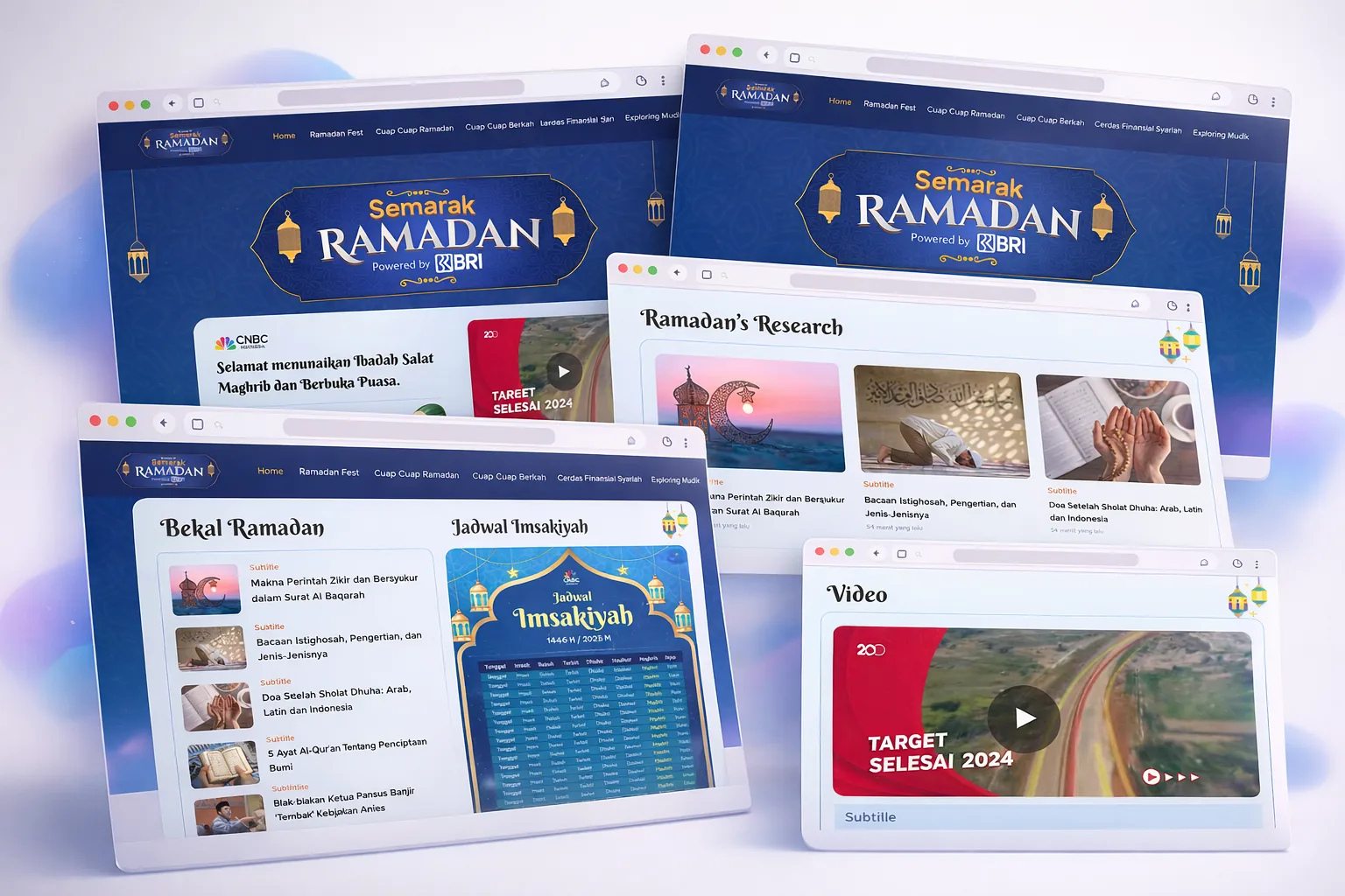 CNBC Semarak Ramadan campaign backend architecture preview
