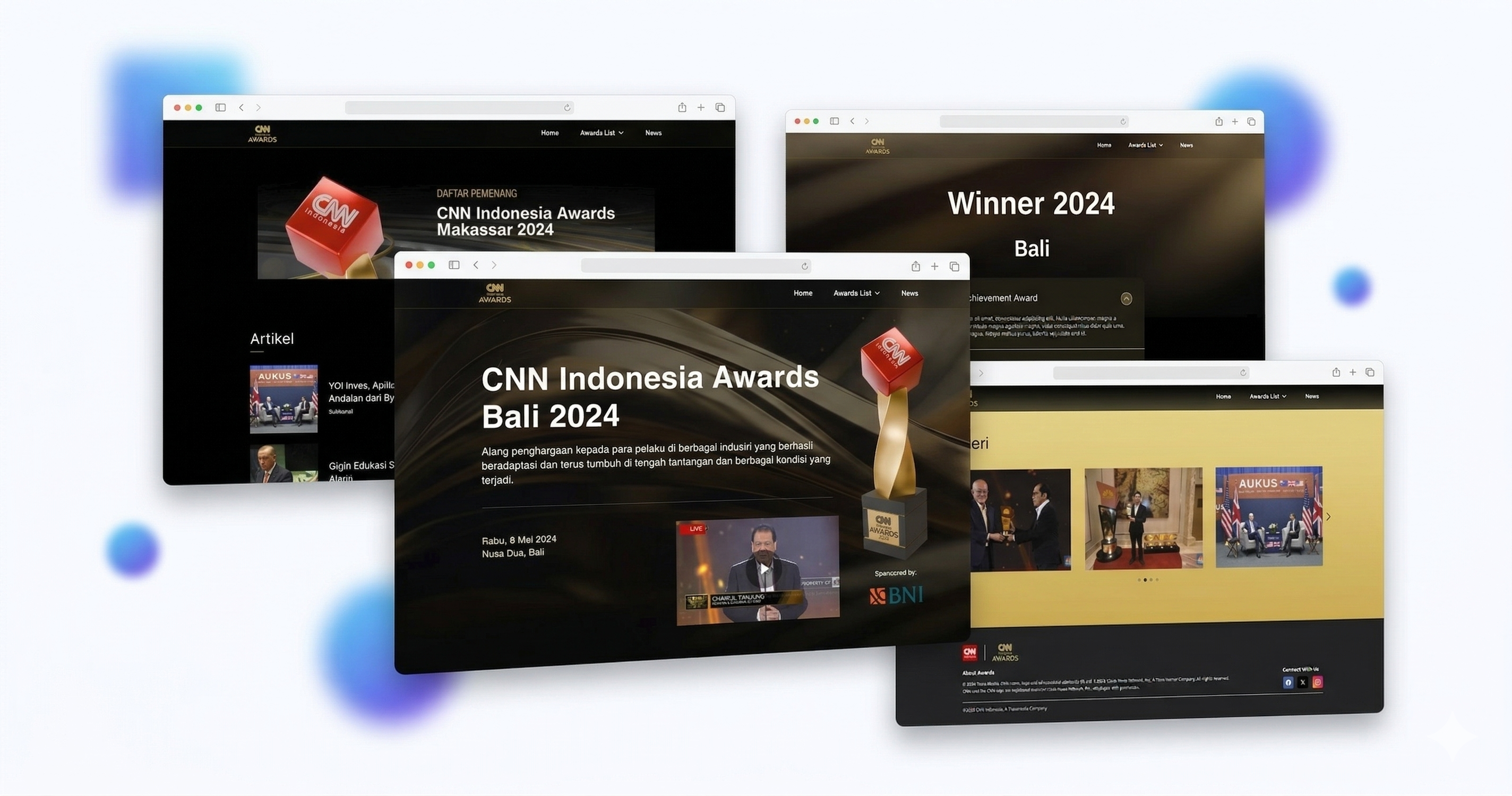 Preview arsitektur backend kampanye CNN Awards
