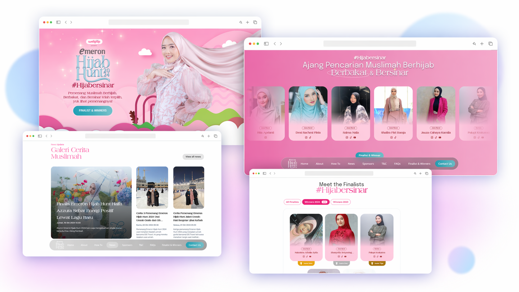 Preview alur peserta dan voting Hijab Hunt