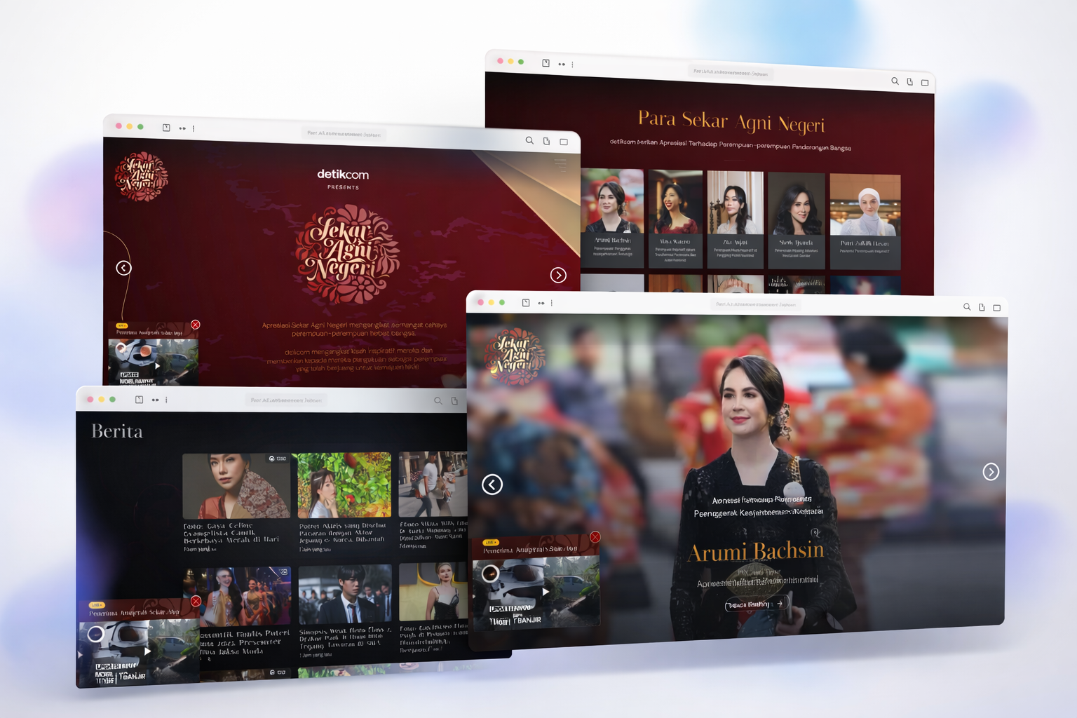 Preview arsitektur backend kampanye Sekar Agni Negeri
